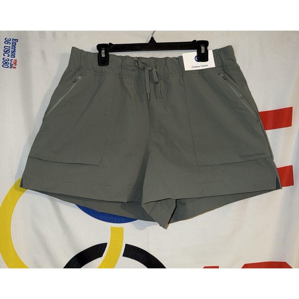 NWT Outdoor Voices Shorts Womens XL Sage Green REI